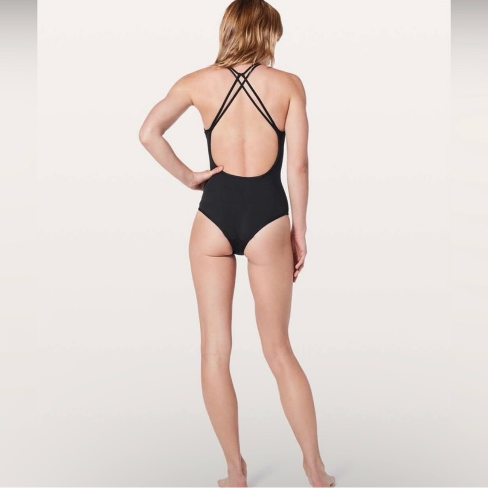 Lululemon Athletica Black One-Piece Swimsuit